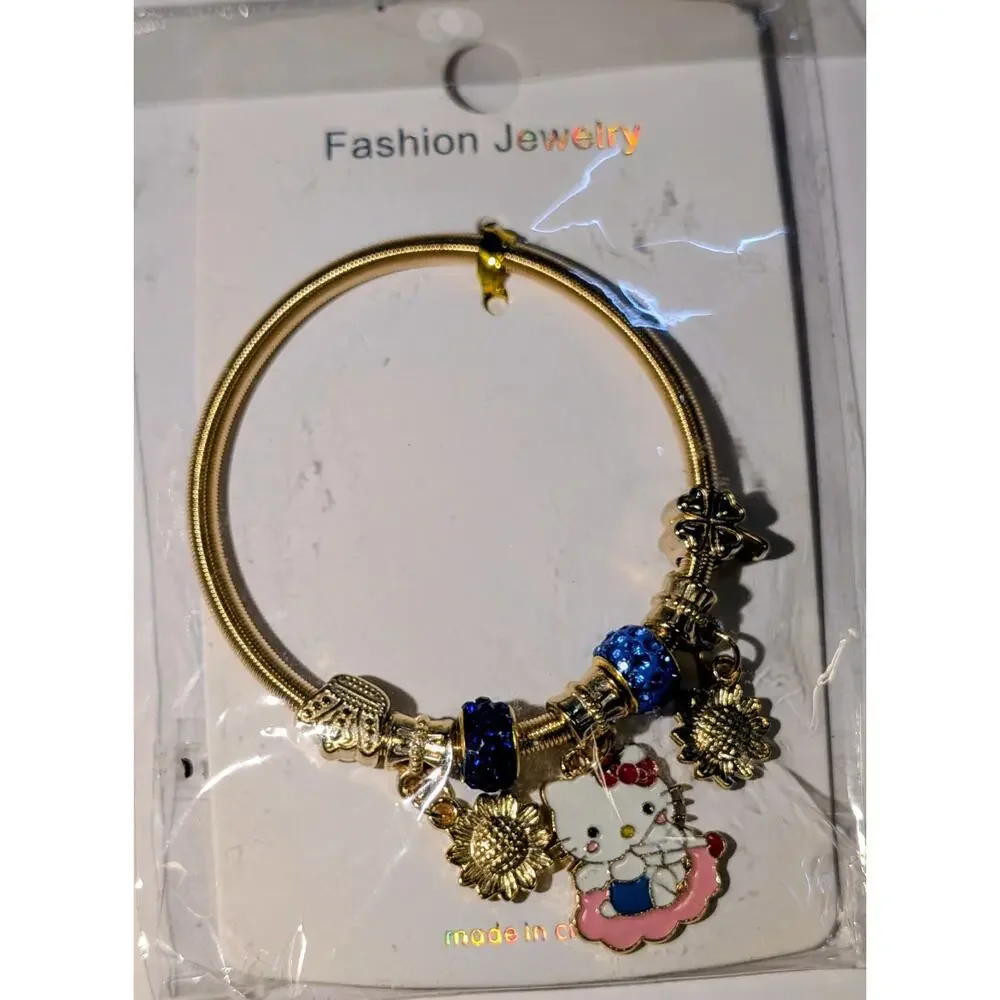 Hello Kitty Charm Bracelet Little Girls 2.5